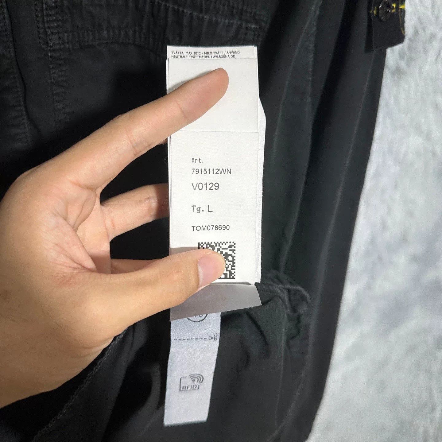 Stone Island stone island black washed jacket size L Size US L / EU 52-54 / 3 - 6 Thumbnail