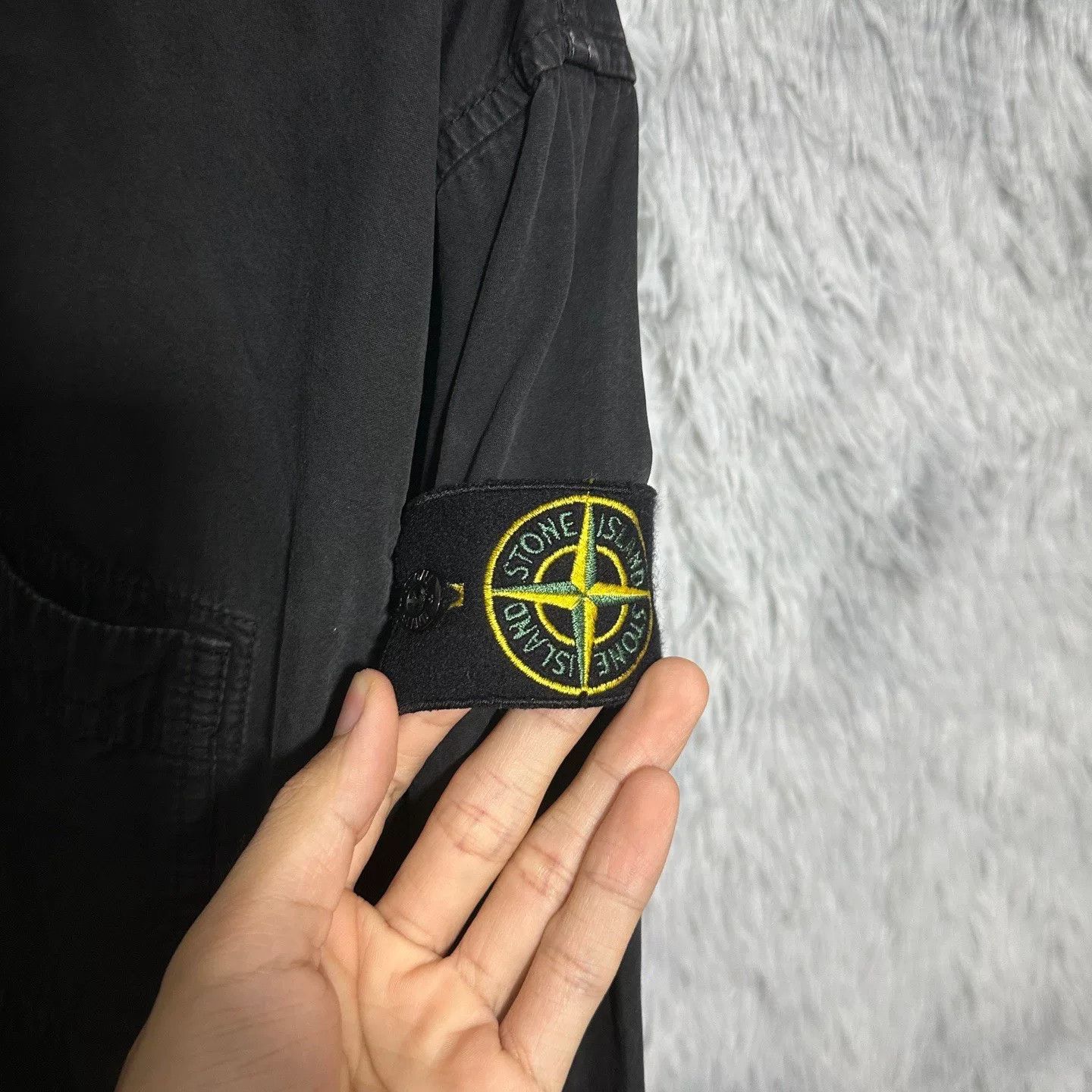 Stone Island stone island black washed jacket size L Size US L / EU 52-54 / 3 - 4 Thumbnail