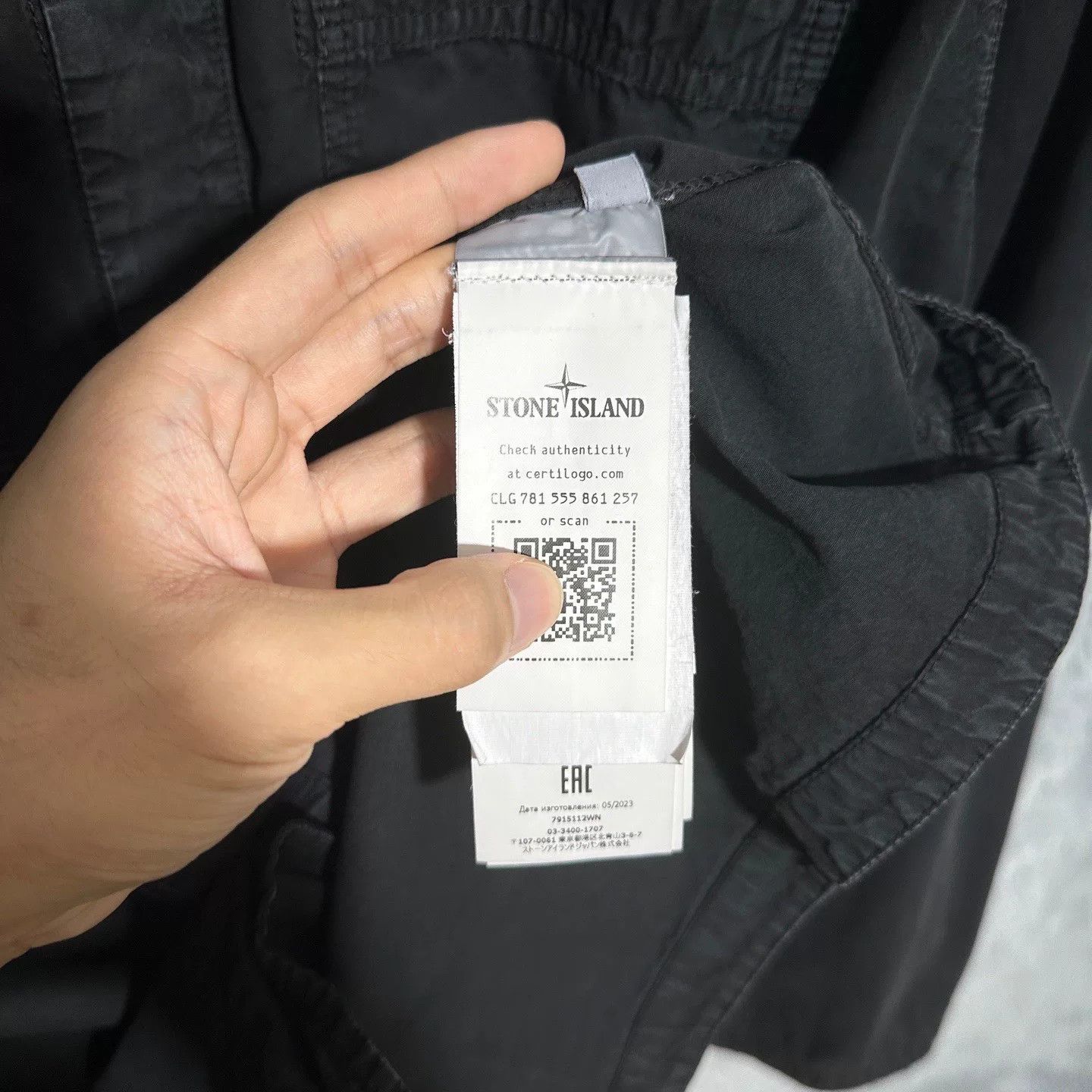 Stone Island stone island black washed jacket size L Size US L / EU 52-54 / 3 - 5 Thumbnail
