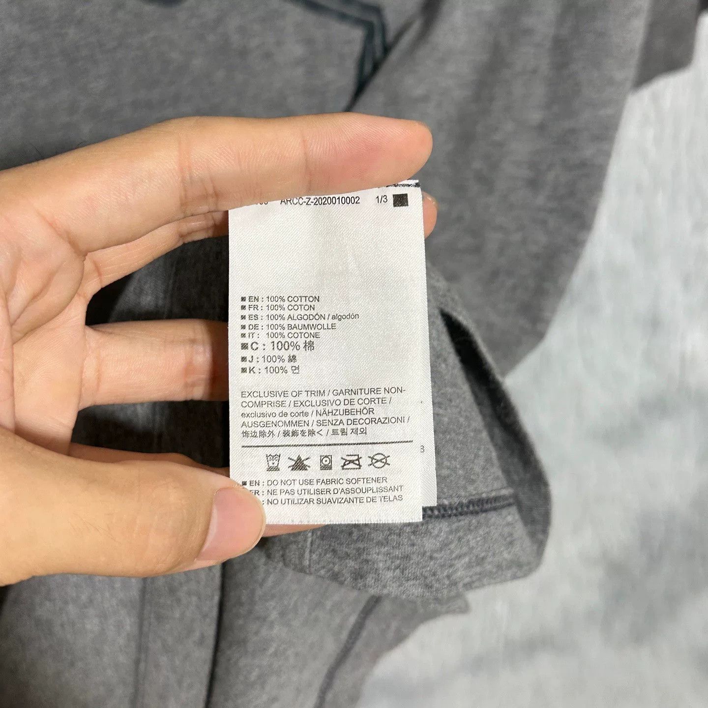 Arc'teryx Arcteryx Large Logo Grey Short Sleeve T-Shirt Size US M / EU 48-50 / 2 - 5 Thumbnail