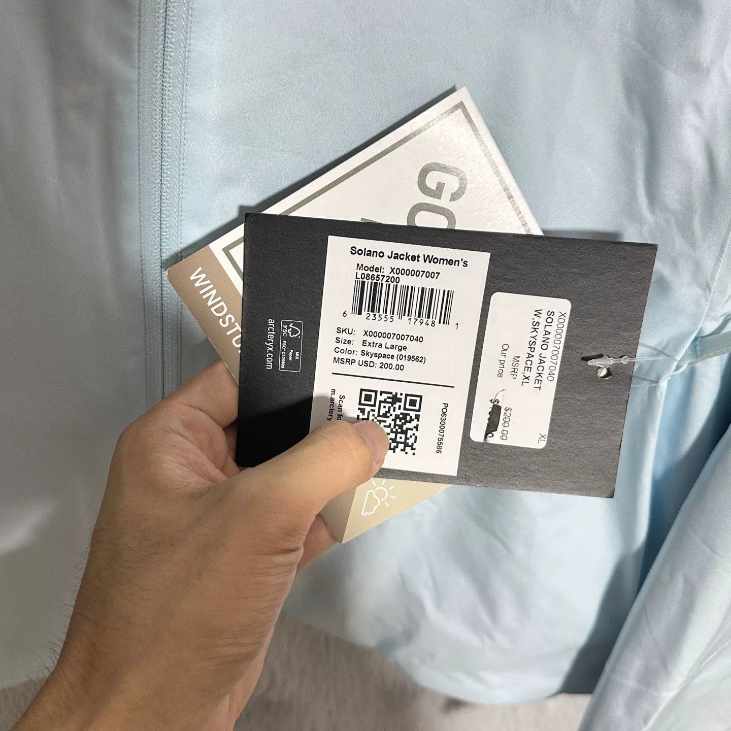 Arc'teryx arcteryx solano softshell jacket cloud blue Size US XL / EU 56 / 4 - 5 Thumbnail