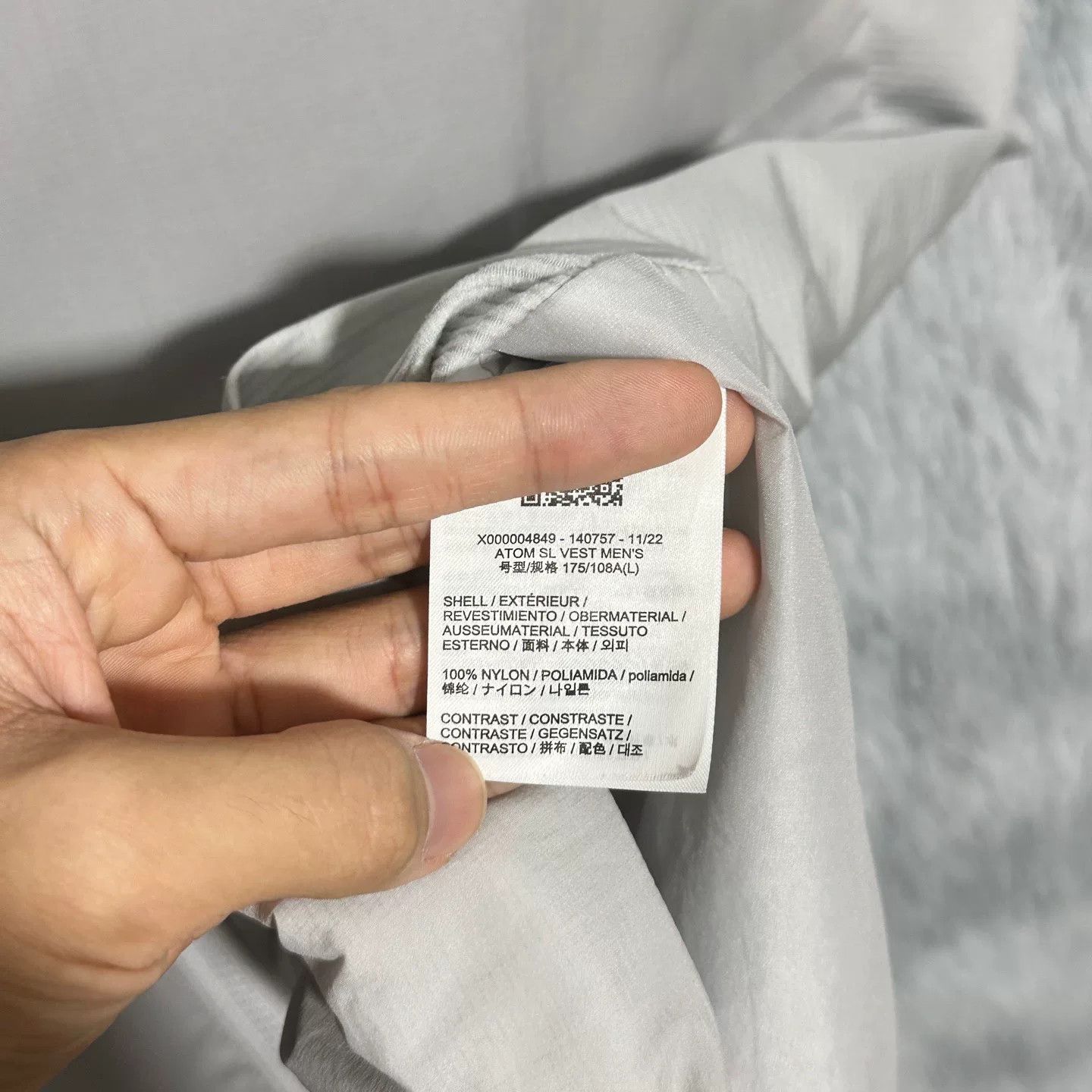 Arc'teryx arcteryx atom sl vest in hidden gray Size US L / EU 52-54 / 3 - 6 Thumbnail