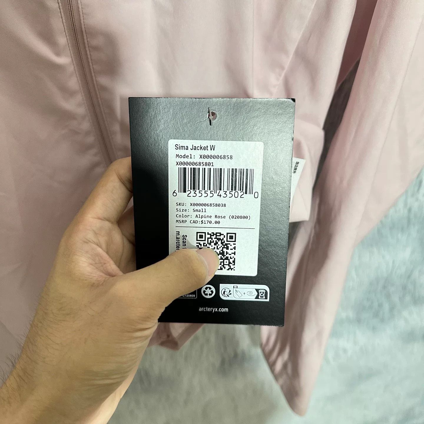 Arc'teryx Arcteryx Sima Jacket Lightweight Pink Windbreaker Size S / US 4 / IT 40 - 5 Thumbnail