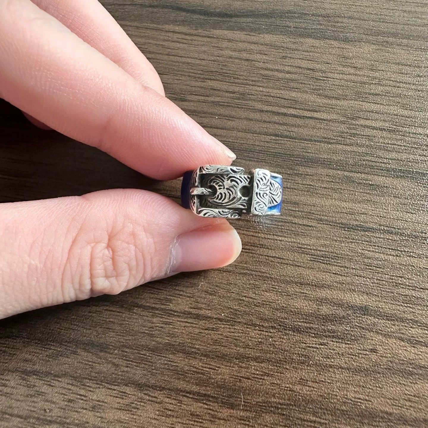 Gucci vintage gucci enamel tiger head ring Size ONE SIZE - 2 Thumbnail