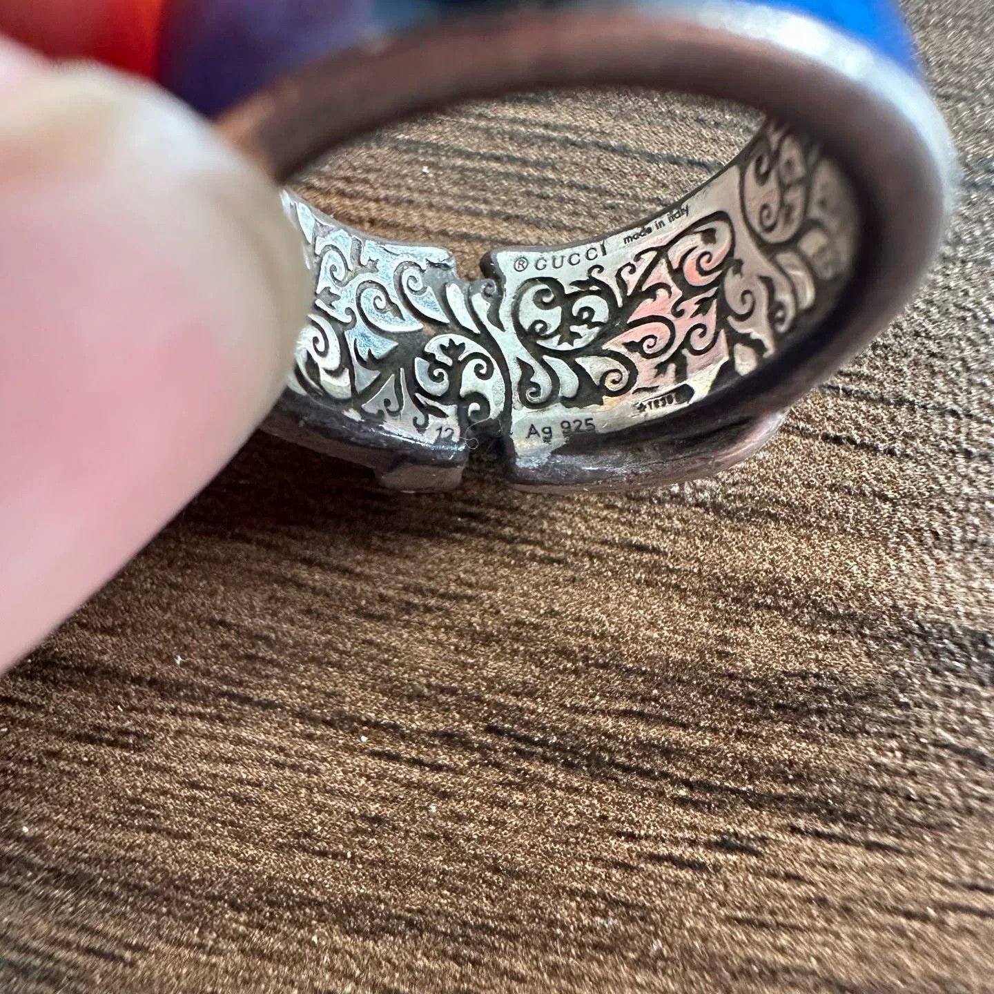 Gucci vintage gucci enamel tiger head ring Size ONE SIZE - 3 Thumbnail