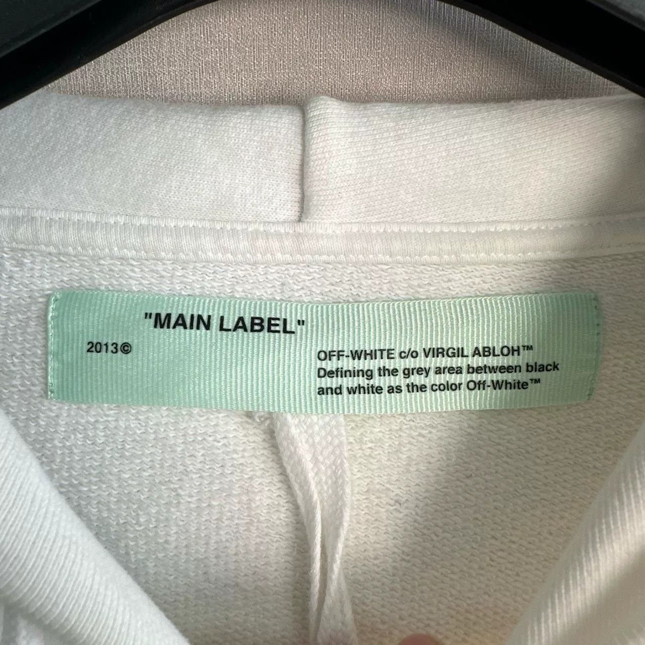 Off-White off white caution tape hooded sweatshirt Size M / US 6-8 / IT 42-44 - 3 Thumbnail