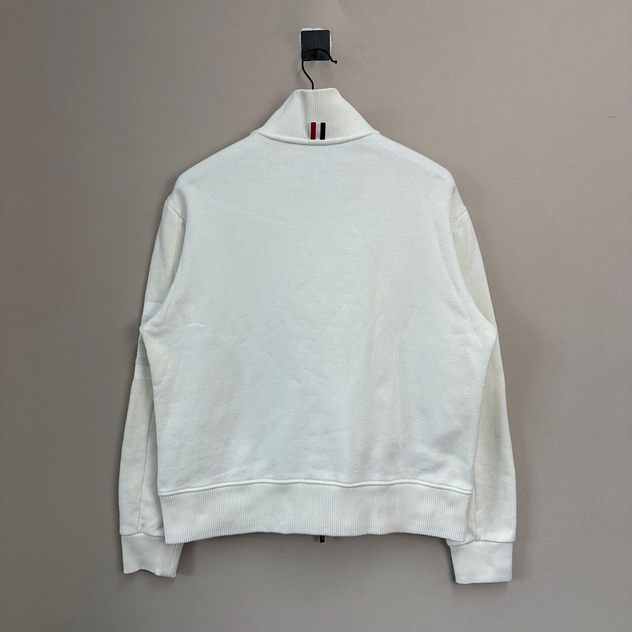 Thom Browne thom browne white baseball jacket size 2 Size US M / EU 48-50 / 2 - 2 Thumbnail