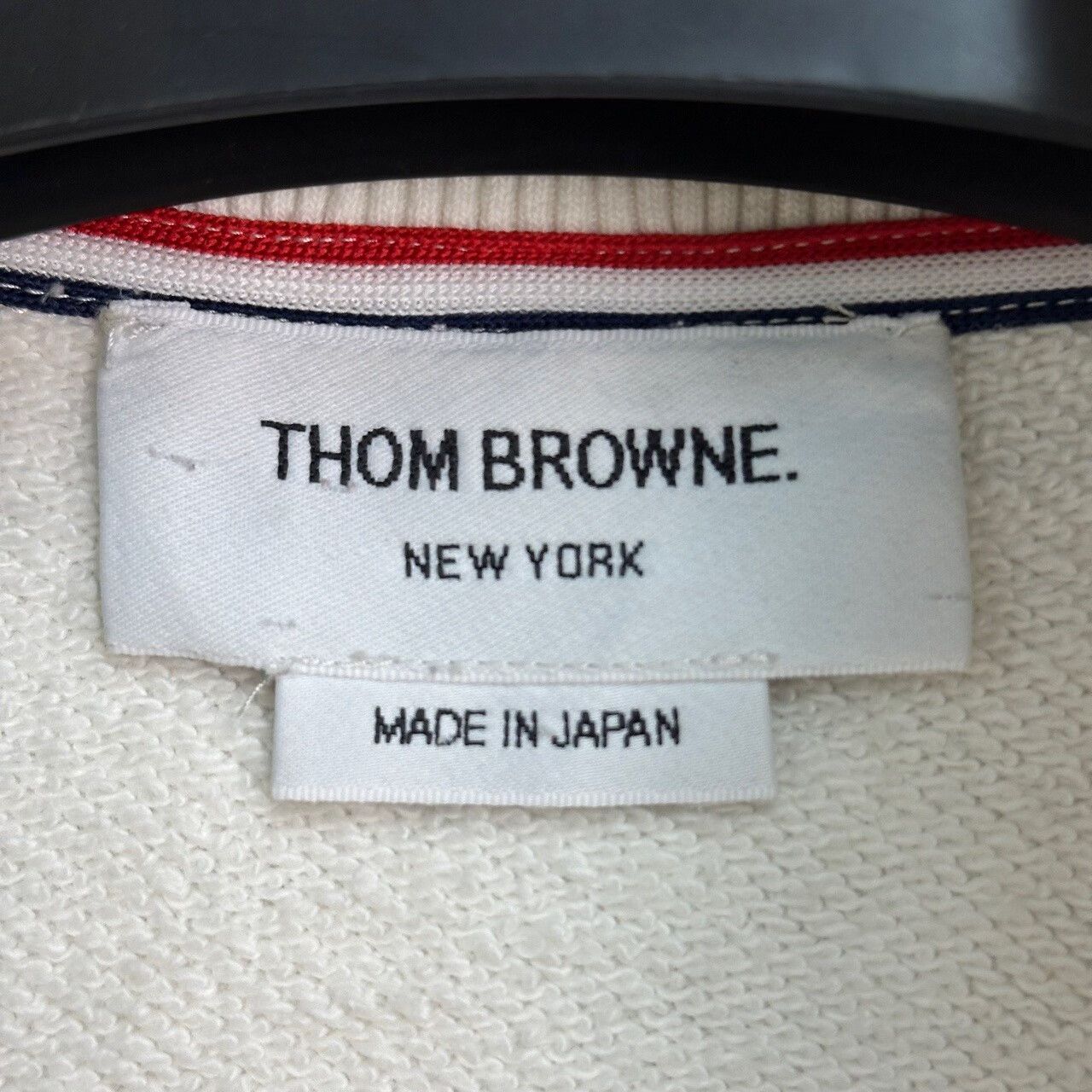 Thom Browne thom browne white baseball jacket size 2 Size US M / EU 48-50 / 2 - 3 Thumbnail