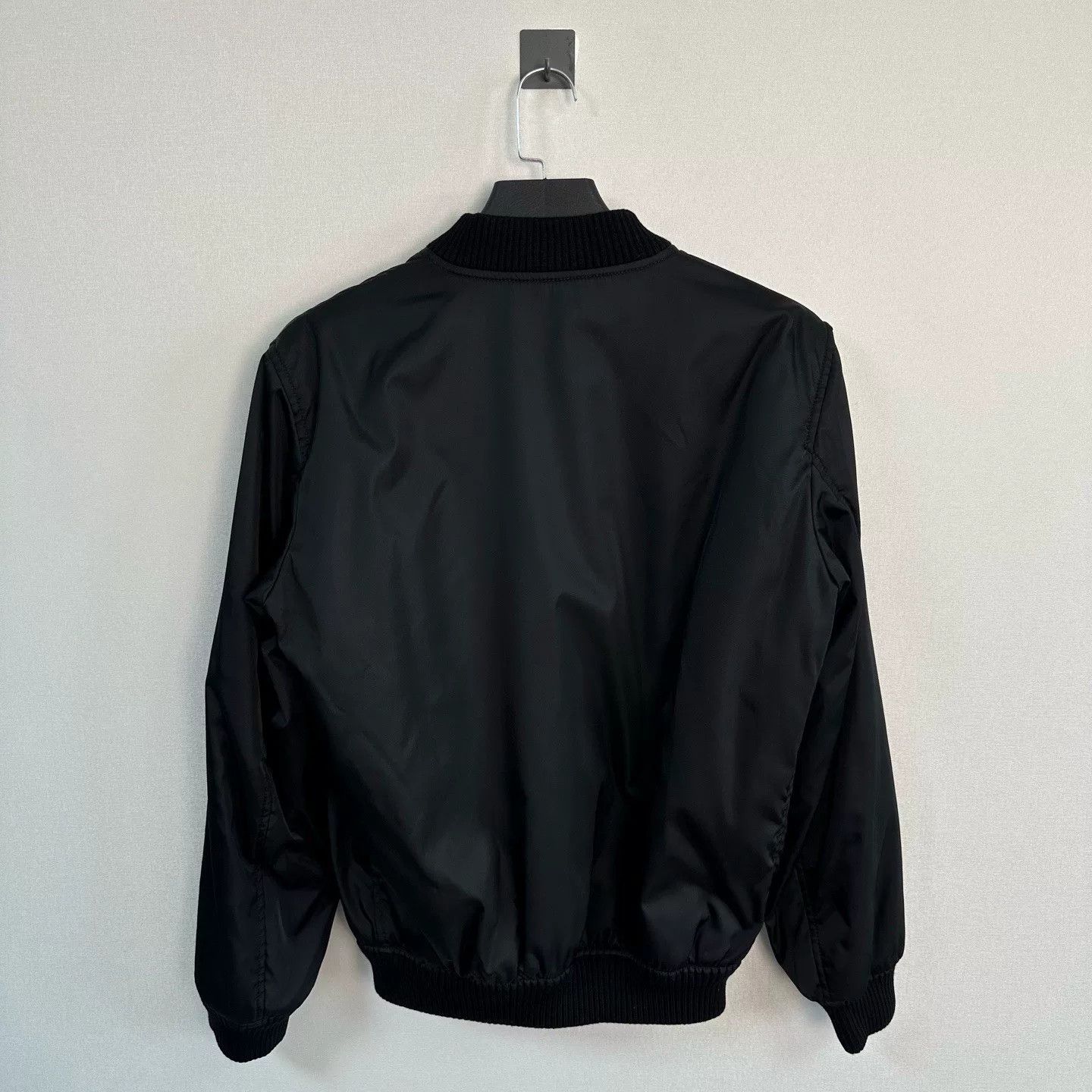 Prada prada black cotton bomber jacket new Size XL / US 12-14 / IT 48-50 - 2 Thumbnail