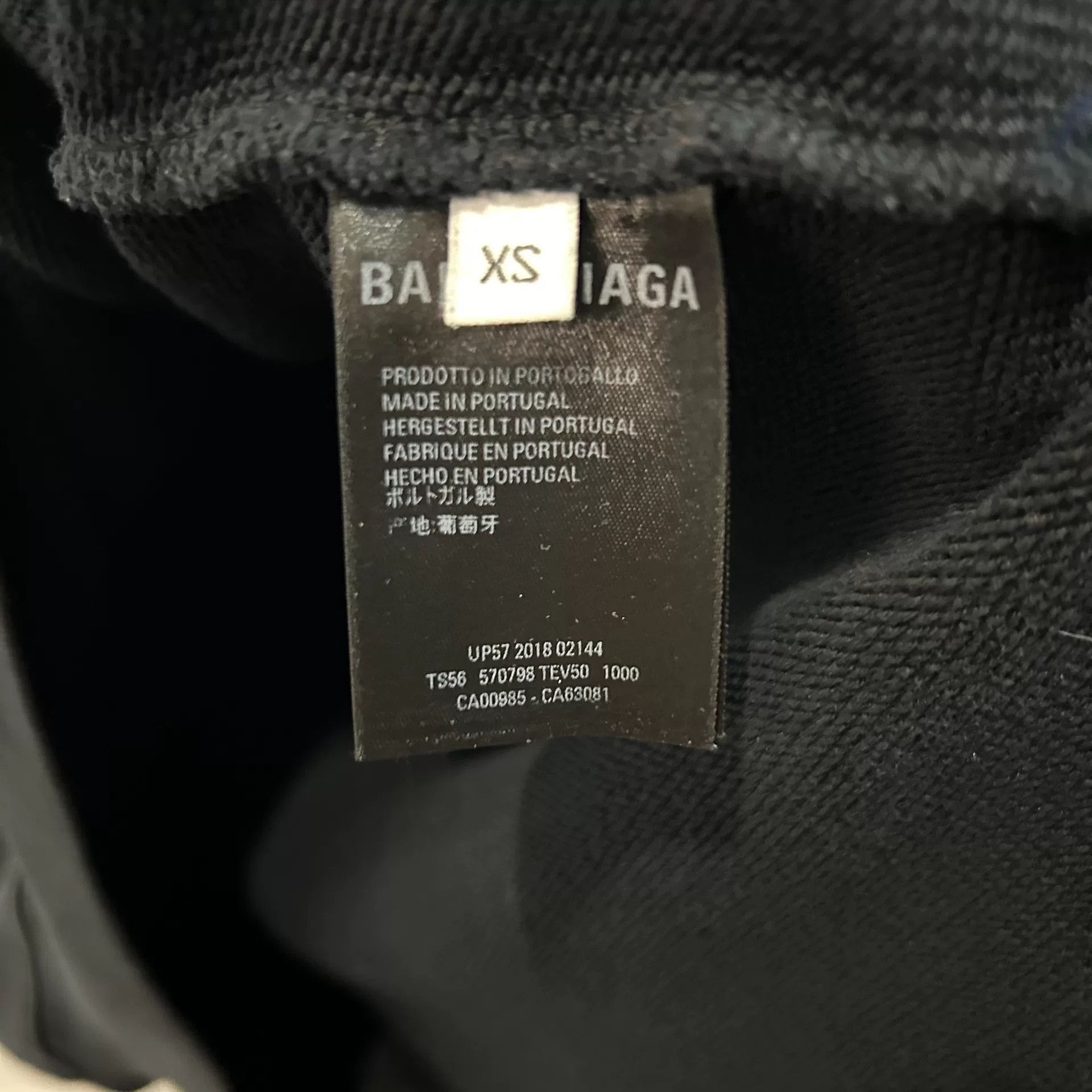 Balenciaga balenciaga black rainbow graphic hoodie Size ONE SIZE - 4 Thumbnail