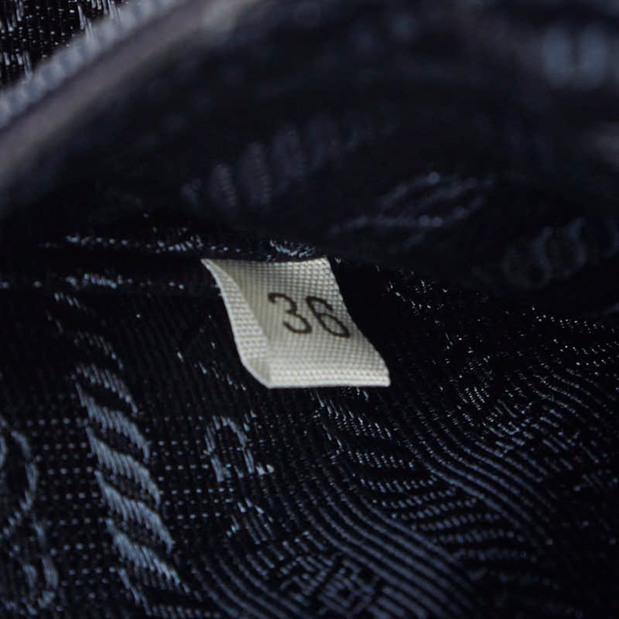 Prada Prada Triangle Logo Plate Chain Handbag in Navy Tessuto Nylon for Women Size ONE SIZE - 11 Thumbnail