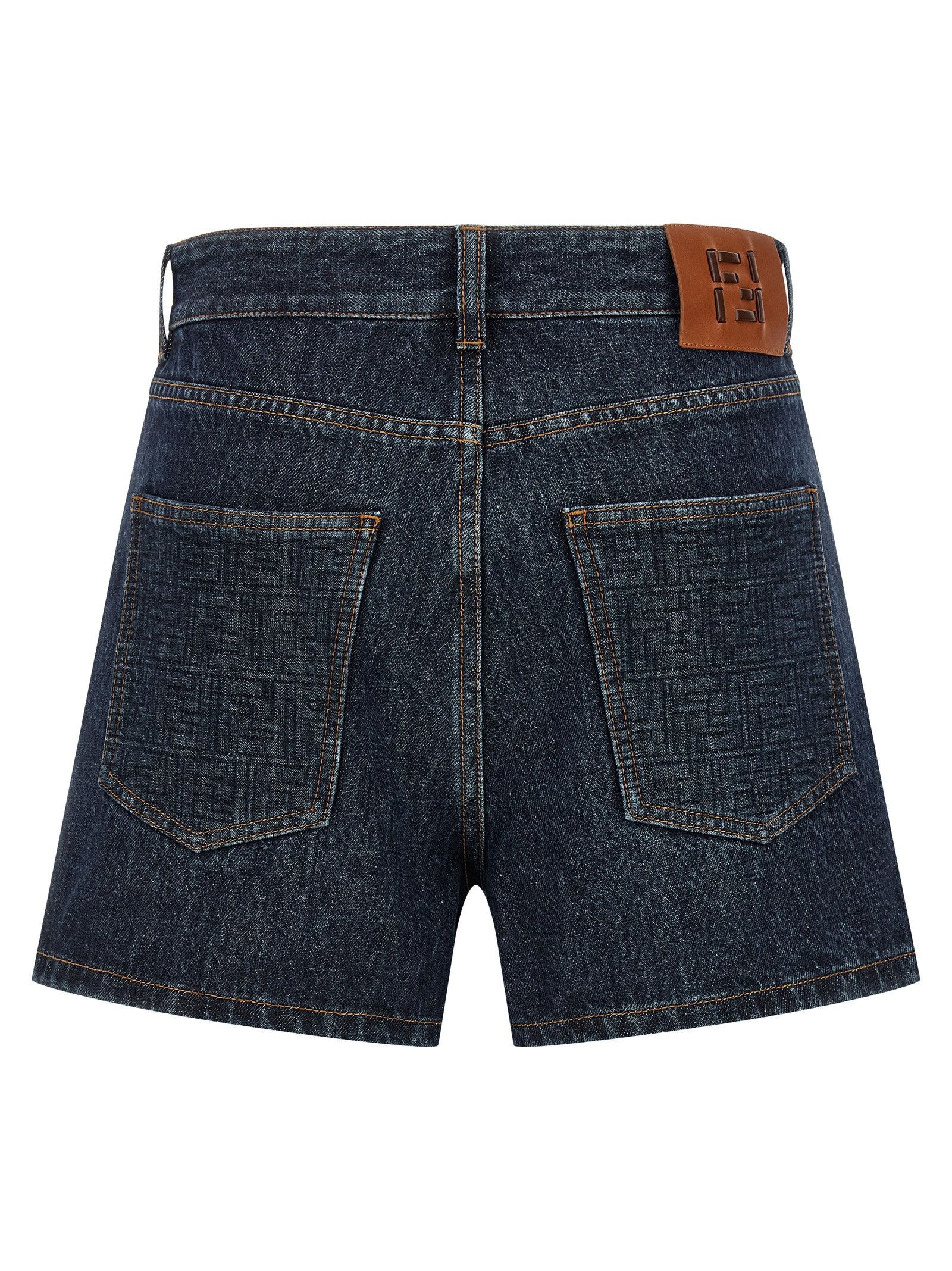 Fendi 'Ff Padded' Shorts Size 25" / US 0 / IT 36 - 2 Thumbnail