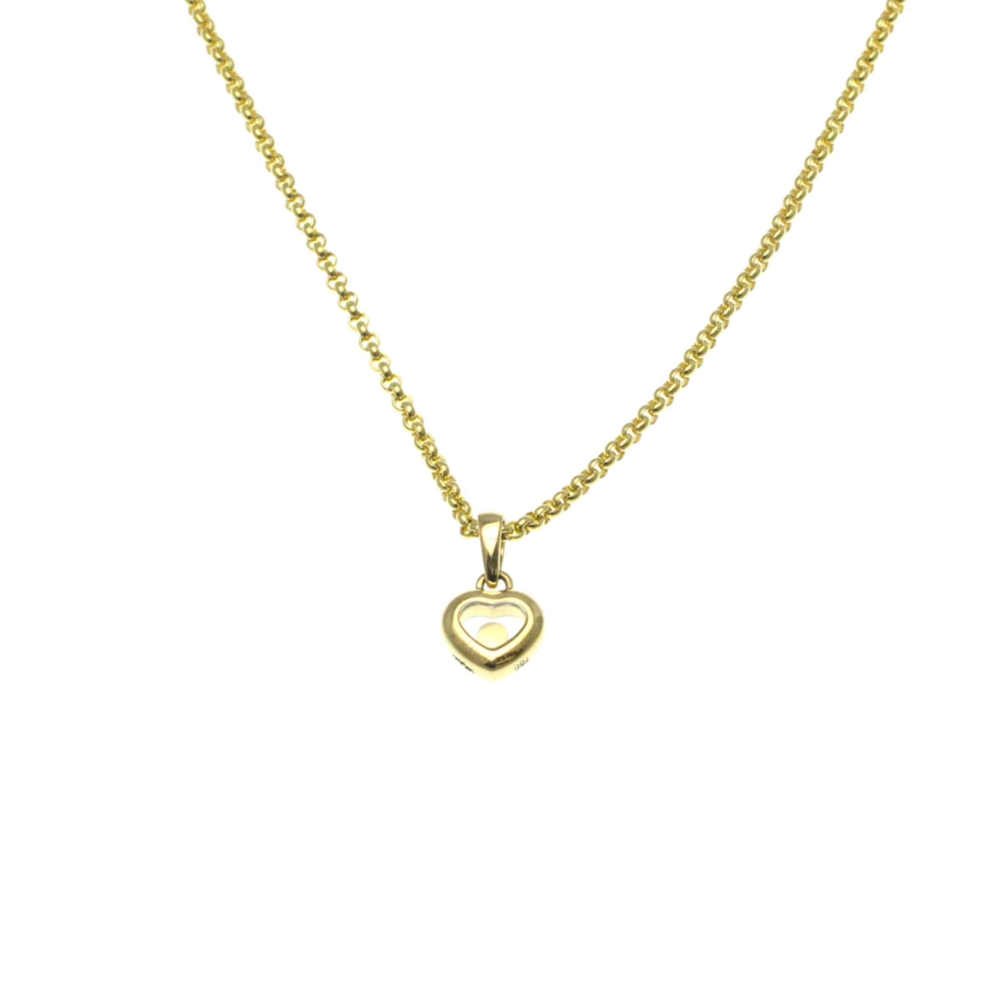Chopard Chopard Happy Diamonds Heart Necklace 79/4584 Yellow Gold (18K) Diamond Men,Women Fashion Pendant Necklace (Gold) Size ONE SIZE - 14 Thumbnail
