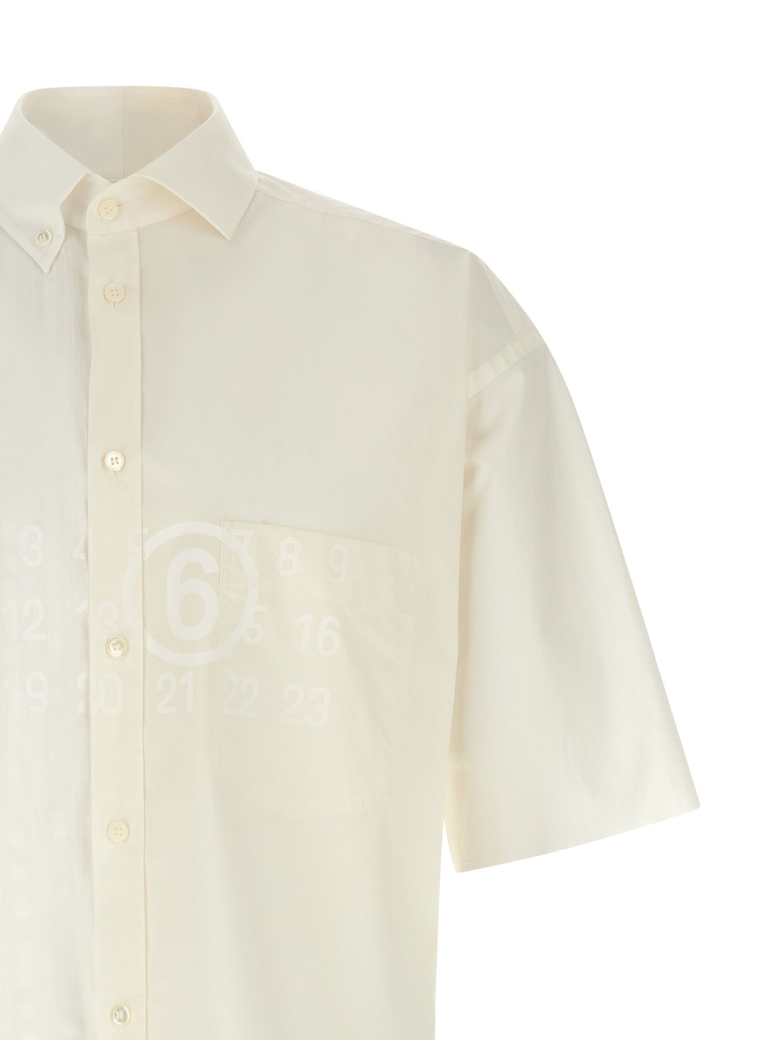 Maison Margiela Bi-Material Shirt Size US S / EU 44-46 / 1 - 3 Thumbnail