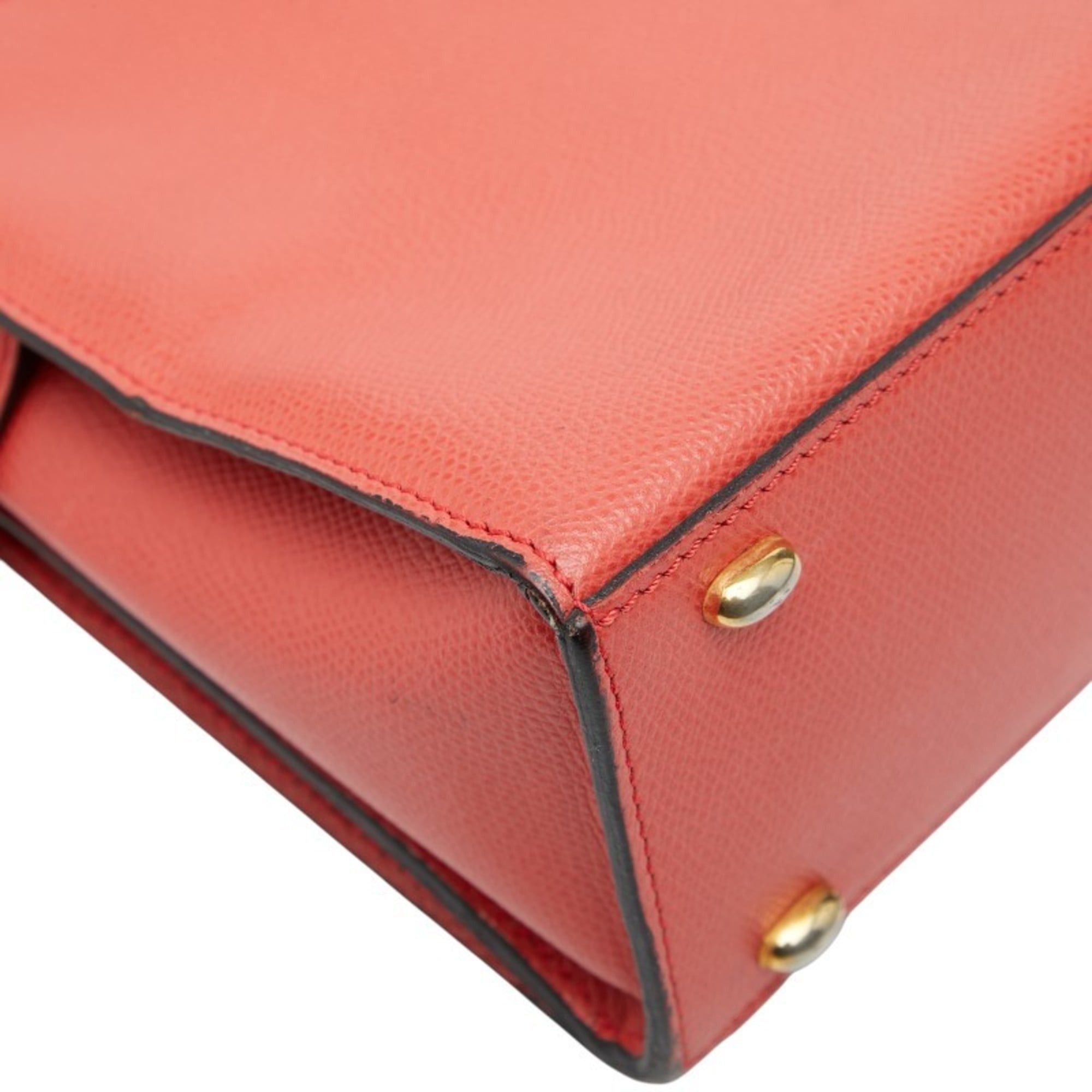 Celine Celine logo handbag in red leather for women. Size ONE SIZE - 4 Thumbnail