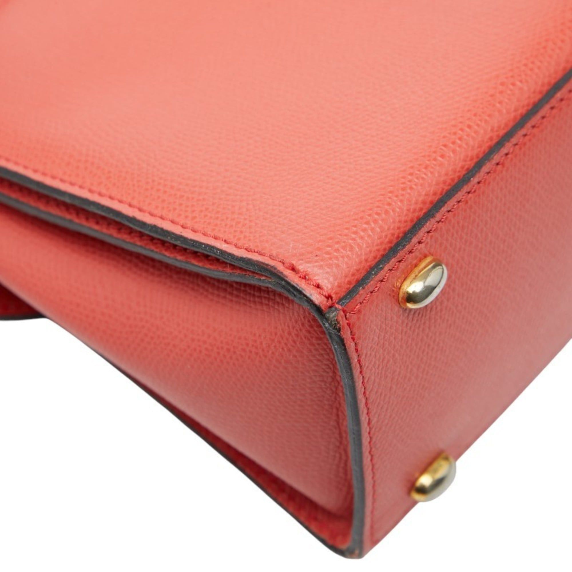 Celine Celine logo handbag in red leather for women. Size ONE SIZE - 7 Thumbnail