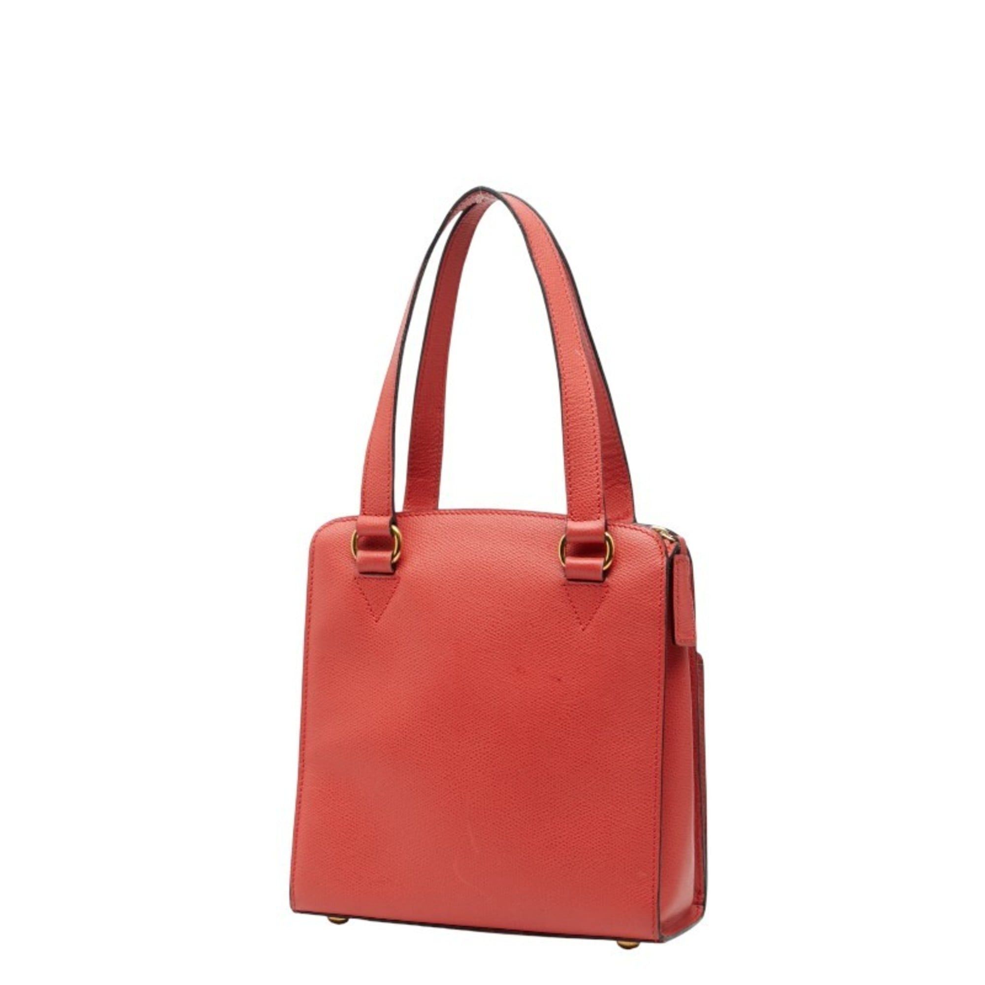 Celine Celine logo handbag in red leather for women. Size ONE SIZE - 2 Thumbnail