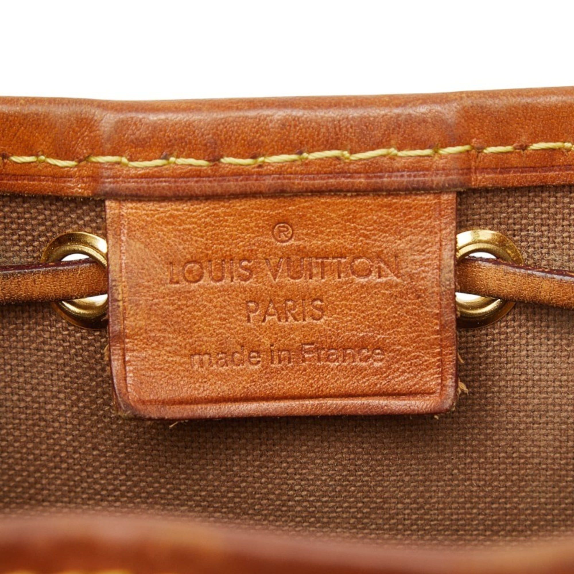 Louis Vuitton Louis Vuitton Monogram Nano Noe Crossbody Mini Shoulder Bag with Drawstring, M41346, Brown Leather, Women's, LOUIS VUITTON Size ONE SIZE - 15 Thumbnail