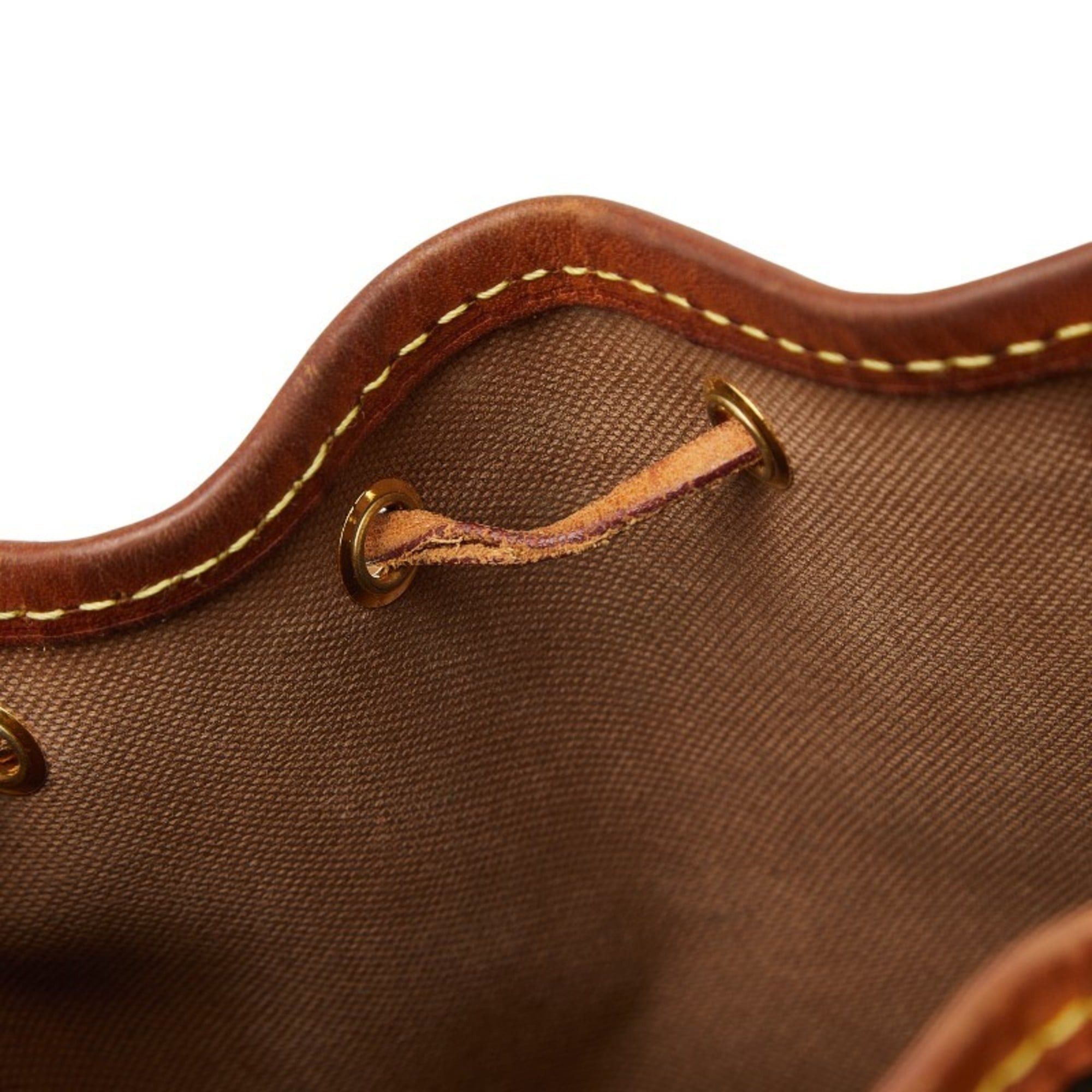 Louis Vuitton Louis Vuitton Monogram Nano Noe Crossbody Mini Shoulder Bag with Drawstring, M41346, Brown Leather, Women's, LOUIS VUITTON Size ONE SIZE - 13 Thumbnail