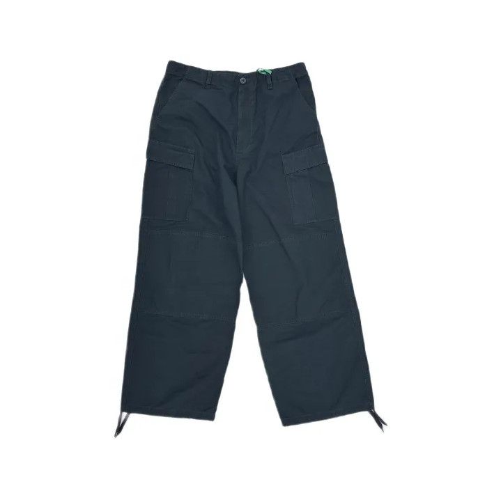 Balenciaga Balenciaga SS25 Black Cargo Pants for Men Size US 27 - 2 Thumbnail