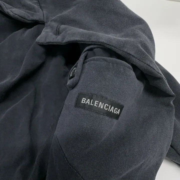 Balenciaga Balenciaga Black Long Sleeve Button-Up Jacket Size US XXS / EU 40 - 6 Thumbnail