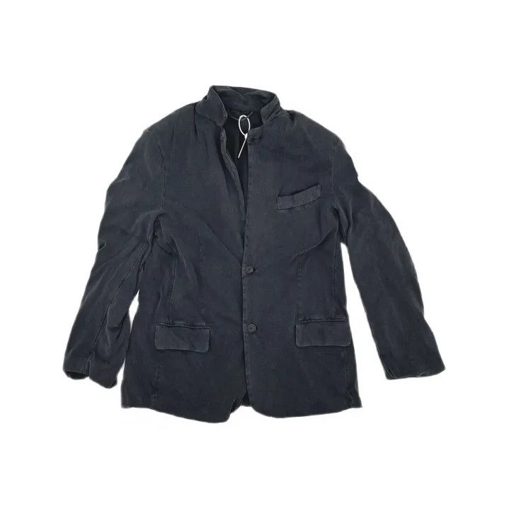 Balenciaga Balenciaga Black Long Sleeve Button-Up Jacket Size US XXS / EU 40 - 2 Thumbnail