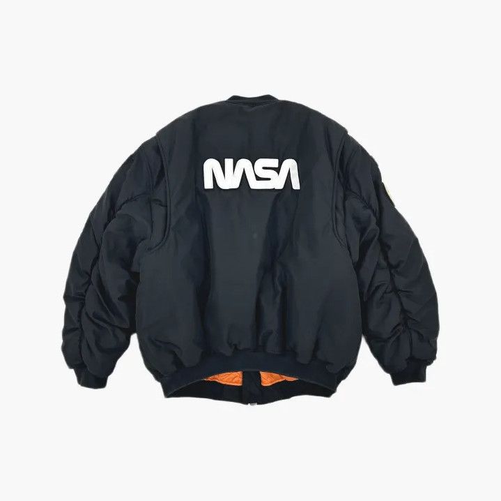 Balenciaga Balenciaga NASA Space Logo Flight Jacket Size US L / EU 52-54 / 3 - 3 Thumbnail