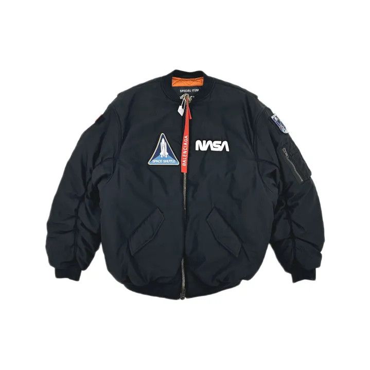 Balenciaga Balenciaga NASA Space Logo Flight Jacket Size US L / EU 52-54 / 3 - 2 Thumbnail