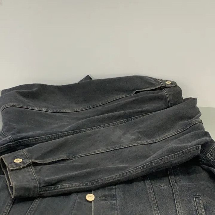 Balenciaga Balenciaga Black Denim Long Sleeve Jacket Size US XS / EU 42 / 0 - 6 Thumbnail