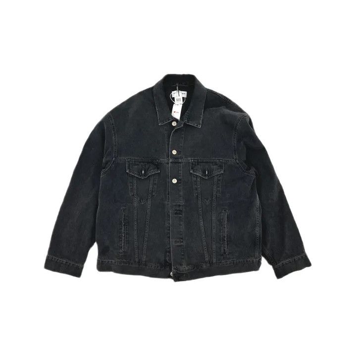Balenciaga Balenciaga Black Denim Long Sleeve Jacket Size US XS / EU 42 / 0 - 2 Thumbnail