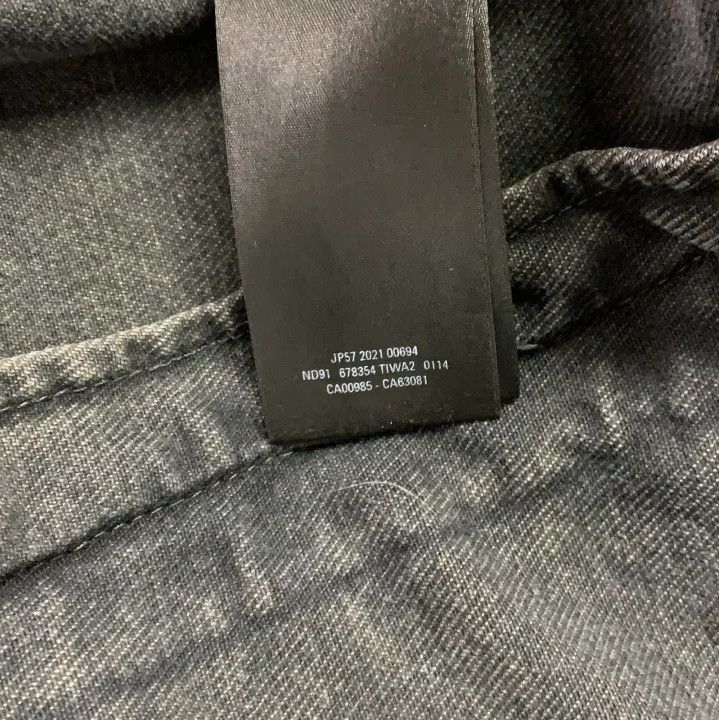 Balenciaga Balenciaga Black Denim Long Sleeve Jacket Size US XS / EU 42 / 0 - 5 Thumbnail