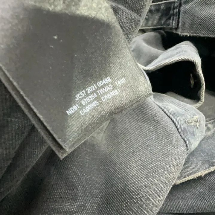 Balenciaga Balenciaga Black Denim Jacket with Logo Design Size US M / EU 48-50 / 2 - 5 Thumbnail