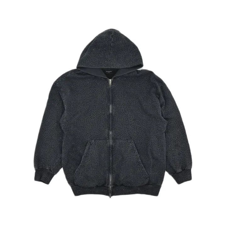 Balenciaga Balenciaga Polka Dot Printed Hooded Jacket Size US S / EU 44-46 / 1 - 2 Thumbnail