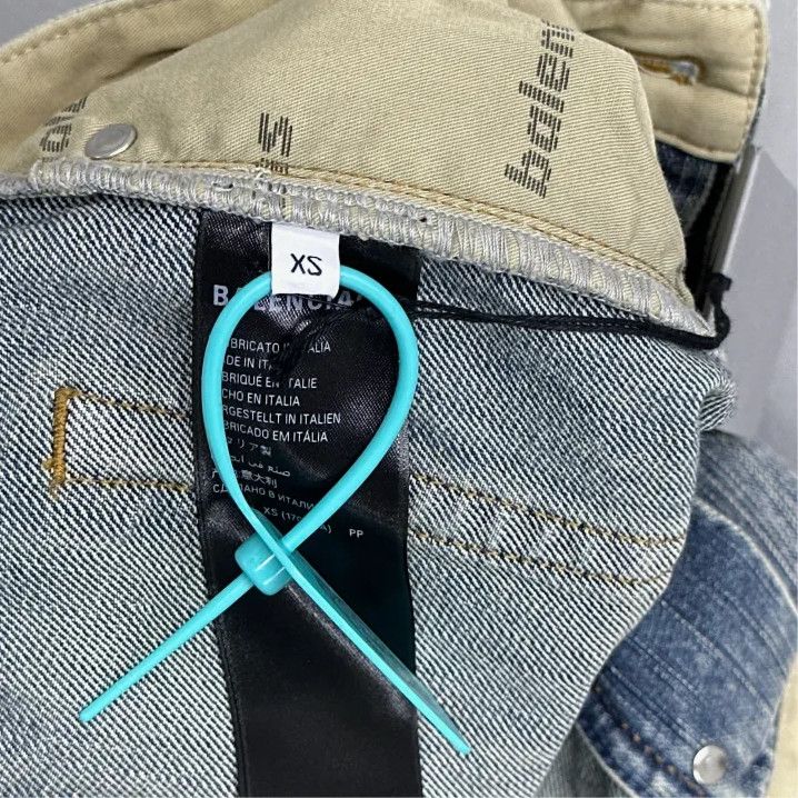 Balenciaga Balenciaga Embroidered Denim Pants in Light Blue Size US 26 / EU 42 - 3 Thumbnail
