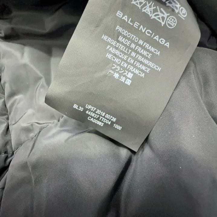 Balenciaga Balenciaga Casual Fashion Zipper Puffer Coat Size US S / EU 44-46 / 1 - 6 Thumbnail