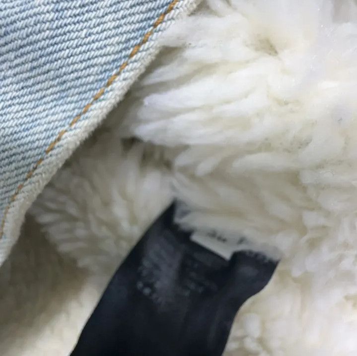 Balenciaga Balenciaga Sherpa Lined Denim Jacket Size US S / EU 44-46 / 1 - 4 Thumbnail