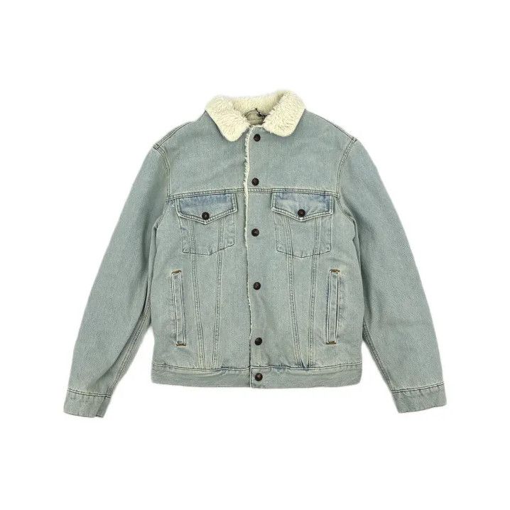 Balenciaga Balenciaga Sherpa Lined Denim Jacket Size US S / EU 44-46 / 1 - 2 Thumbnail