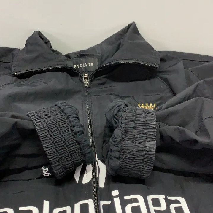 Balenciaga Balenciaga Black Soccer SS24 Zip-Front Jacket Size US L / EU 52-54 / 3 - 7 Thumbnail