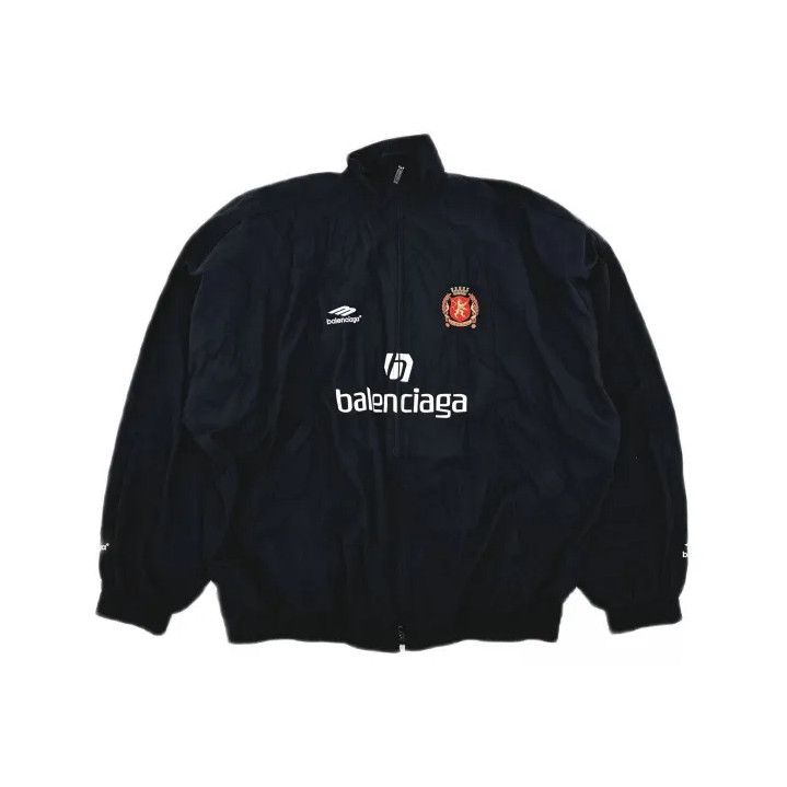 Balenciaga Balenciaga Black Soccer SS24 Zip-Front Jacket Size US L / EU 52-54 / 3 - 2 Thumbnail