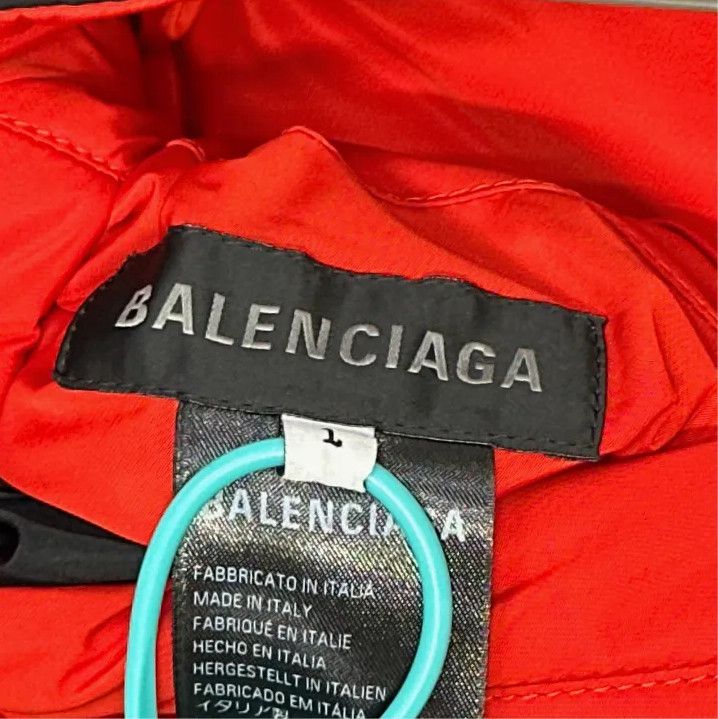Balenciaga Balenciaga FW23 Logo Printed High Neck Puffer Jacket Size US M / EU 48-50 / 2 - 3 Thumbnail