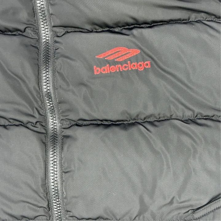 Balenciaga Balenciaga FW23 Logo Printed High Neck Puffer Jacket Size US M / EU 48-50 / 2 - 7 Thumbnail
