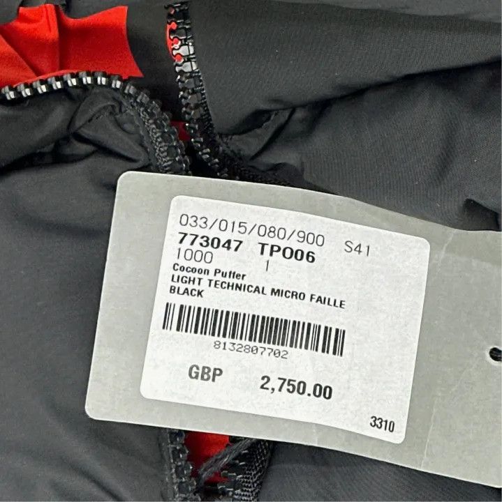 Balenciaga Balenciaga FW23 Logo Printed High Neck Puffer Jacket Size US M / EU 48-50 / 2 - 4 Thumbnail