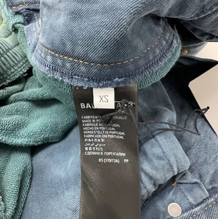 Balenciaga Balenciaga Loose-Fit Wide-Leg Pants in Blue Size US 26 / EU 42 - 3 Thumbnail