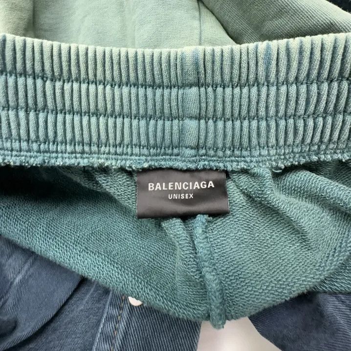 Balenciaga Balenciaga Loose-Fit Wide-Leg Pants in Blue Size US 26 / EU 42 - 2 Thumbnail