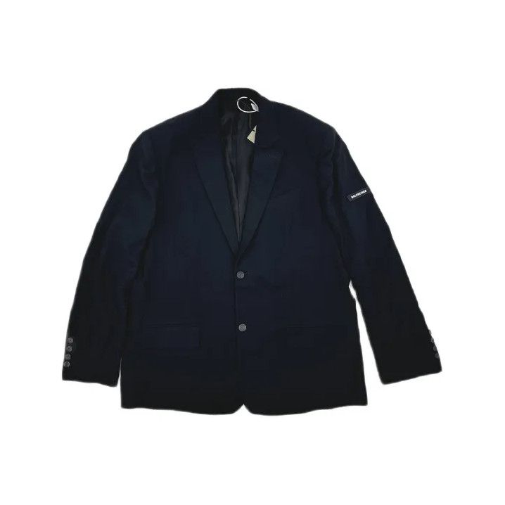 Balenciaga Balenciaga Black Loose Fit Suit Jacket Size US L / EU 52-54 / 3 - 2 Thumbnail