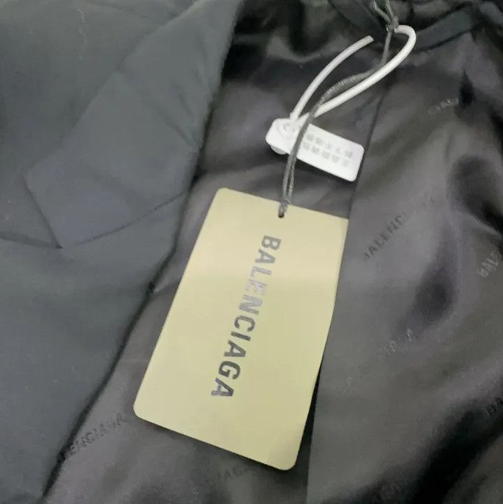 Balenciaga Balenciaga Black Loose Fit Suit Jacket Size US L / EU 52-54 / 3 - 7 Thumbnail