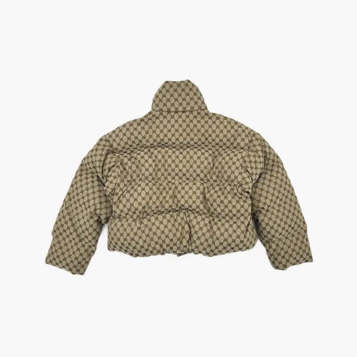 Balenciaga Balenciaga x Gucci Brown Patterned Puffer Jacket Size US S / EU 44-46 / 1 - 3 Thumbnail
