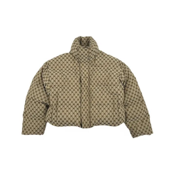 Balenciaga Balenciaga x Gucci Brown Patterned Puffer Jacket Size US S / EU 44-46 / 1 - 2 Thumbnail
