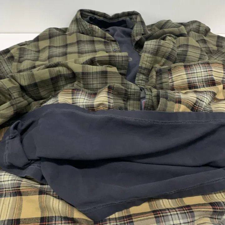 Balenciaga Balenciaga Green Checkered Long Sleeve Shirt Size US M / EU 48-50 / 2 - 10 Thumbnail