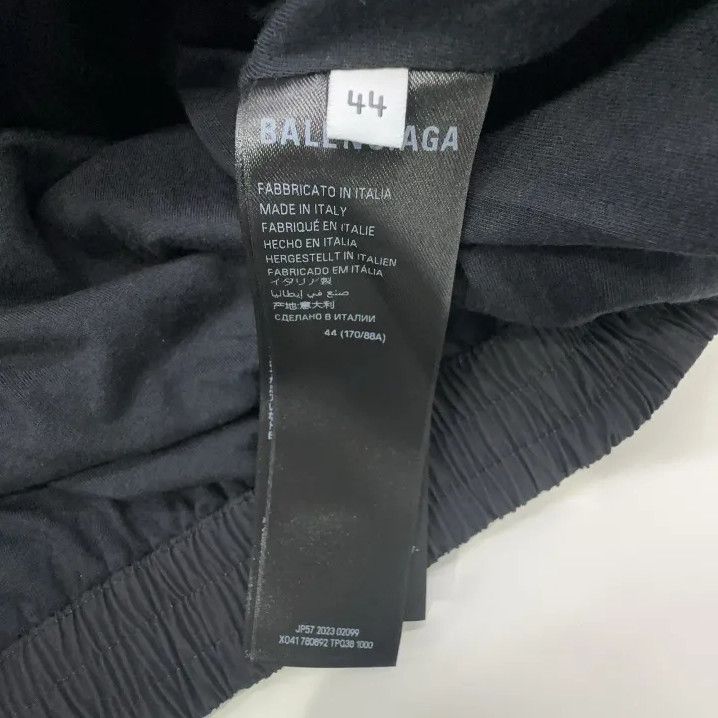 Balenciaga Balenciaga Black Printed Zip Collar Long Sleeve Jacket Size US L / EU 52-54 / 3 - 4 Thumbnail